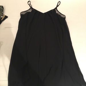 Black shift dress